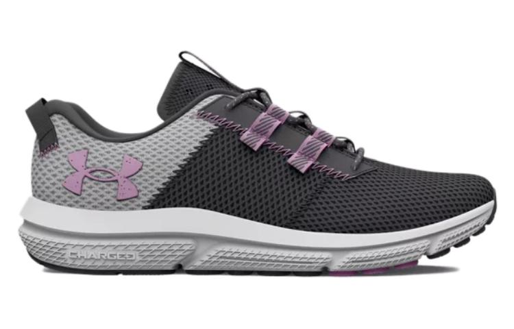 (WMNS) Under Armour Charged Assert 5050 'Jet Grey Fresh Orchid' 3027516-100