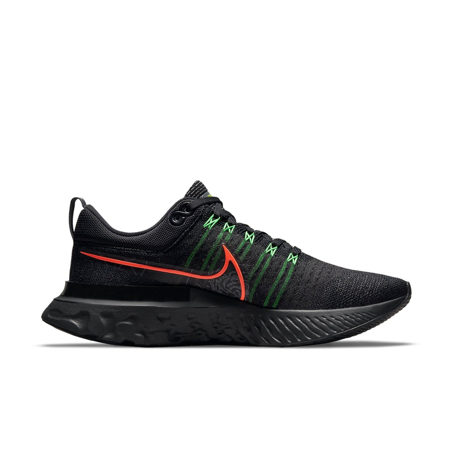 Nike React Infinity Run Flyknit 2 'Black Hyper Orange' DN5070-001