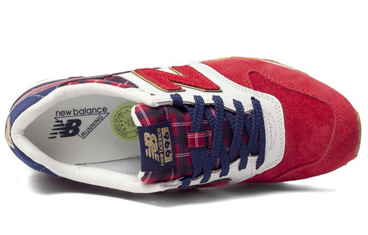 (WMNS) New Balance 996 Series Non-Slip Wear-resistant Low Tops Sports Red WR996CC