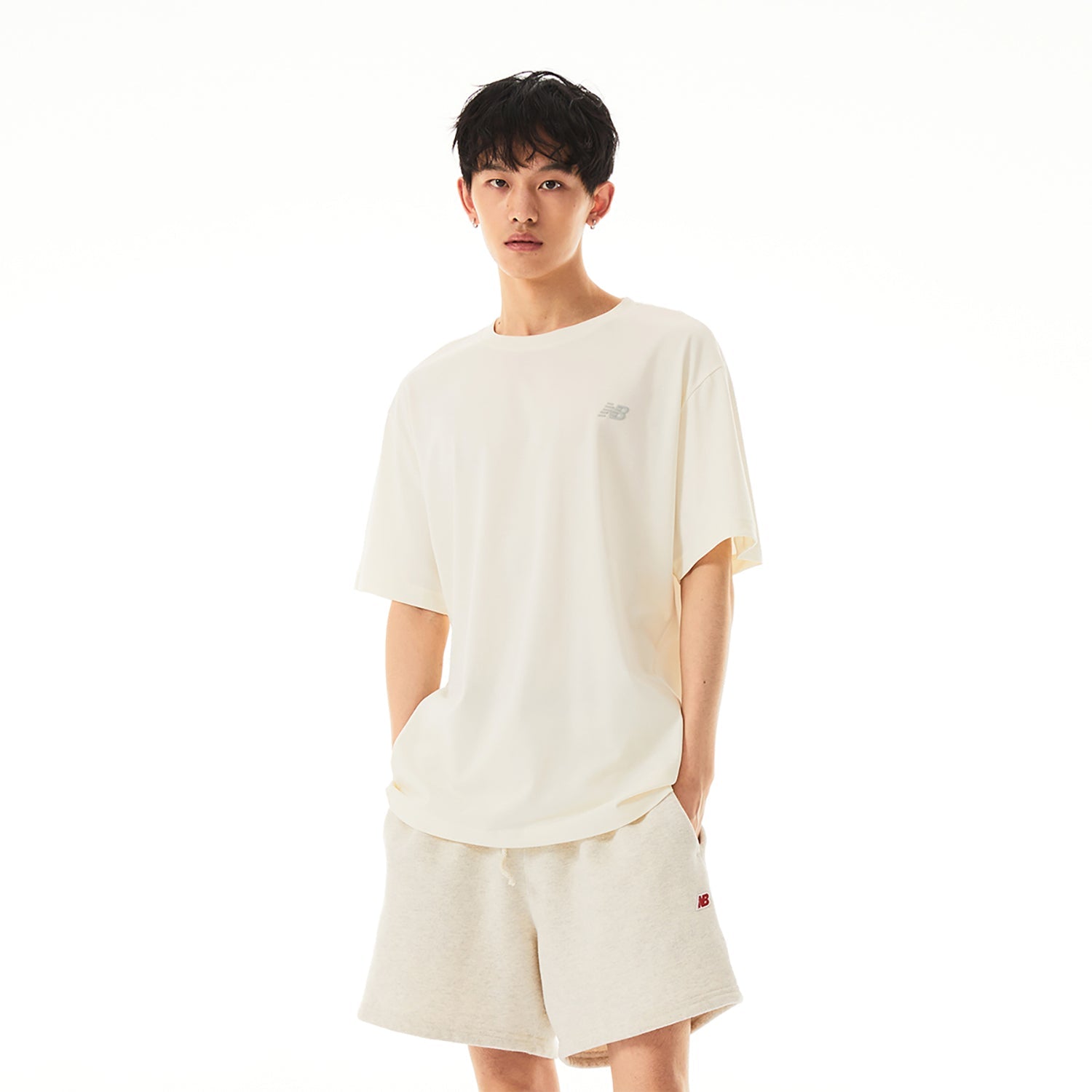 New Balance NB Small Logo T-Shirt Asia Sizing 'White' NEE24081-WT