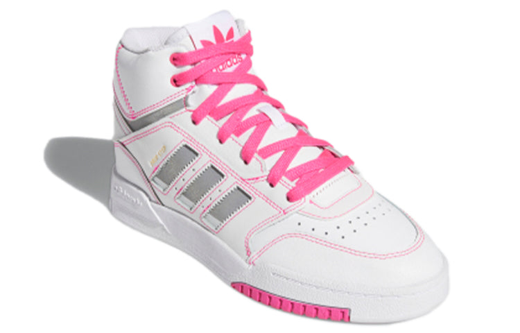 (WMNS) adidas originals Drop Step 'White Pink Gray' FV4883