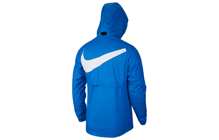 Nike Logo Printing Stand Collar Jacket Blue CT6657-480