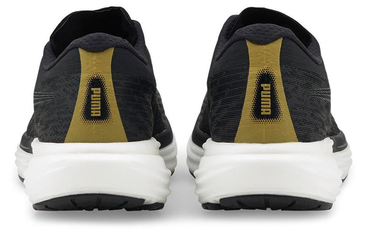 (WMNS) PUMA Deviate Nitro 2 'Black Team Gold' 376855-02