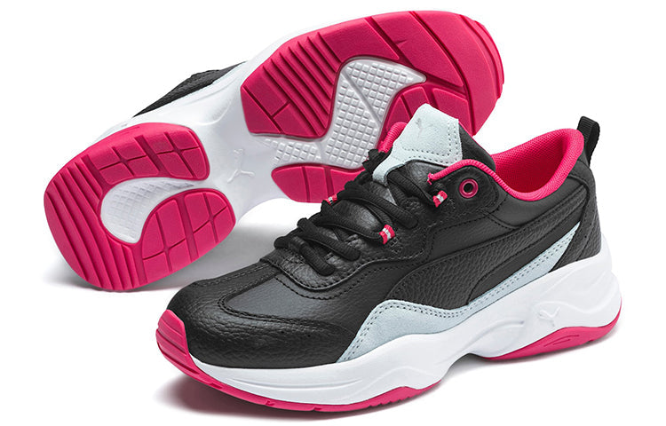 (WMNS) PUMA Cilia Lux 'Black Rose Red' 370282-11