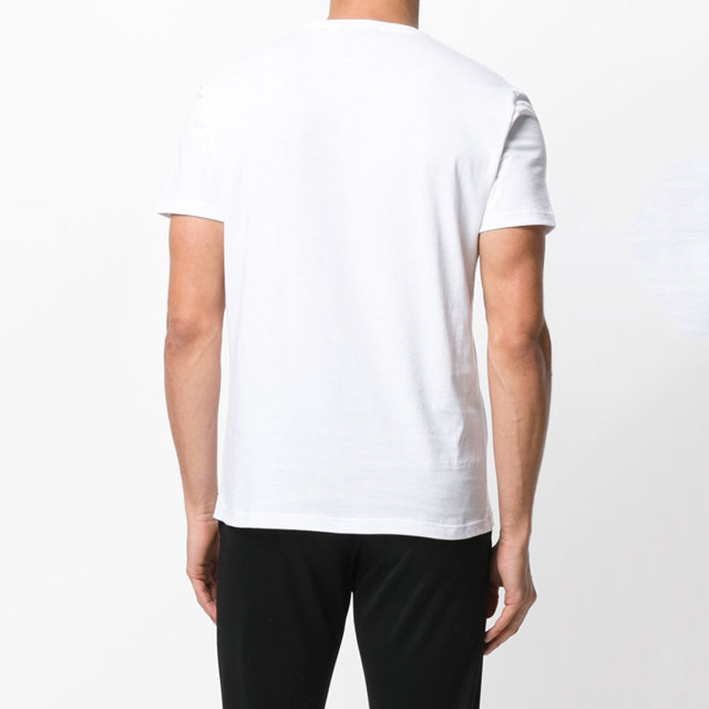 Men's Alexander McQueen Embroidered Short Sleeve White 464059-QJZ71-0900