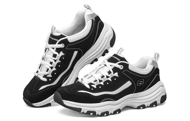 (WMNS) Skechers I-Conik low GS Black/White 88888250-BKW