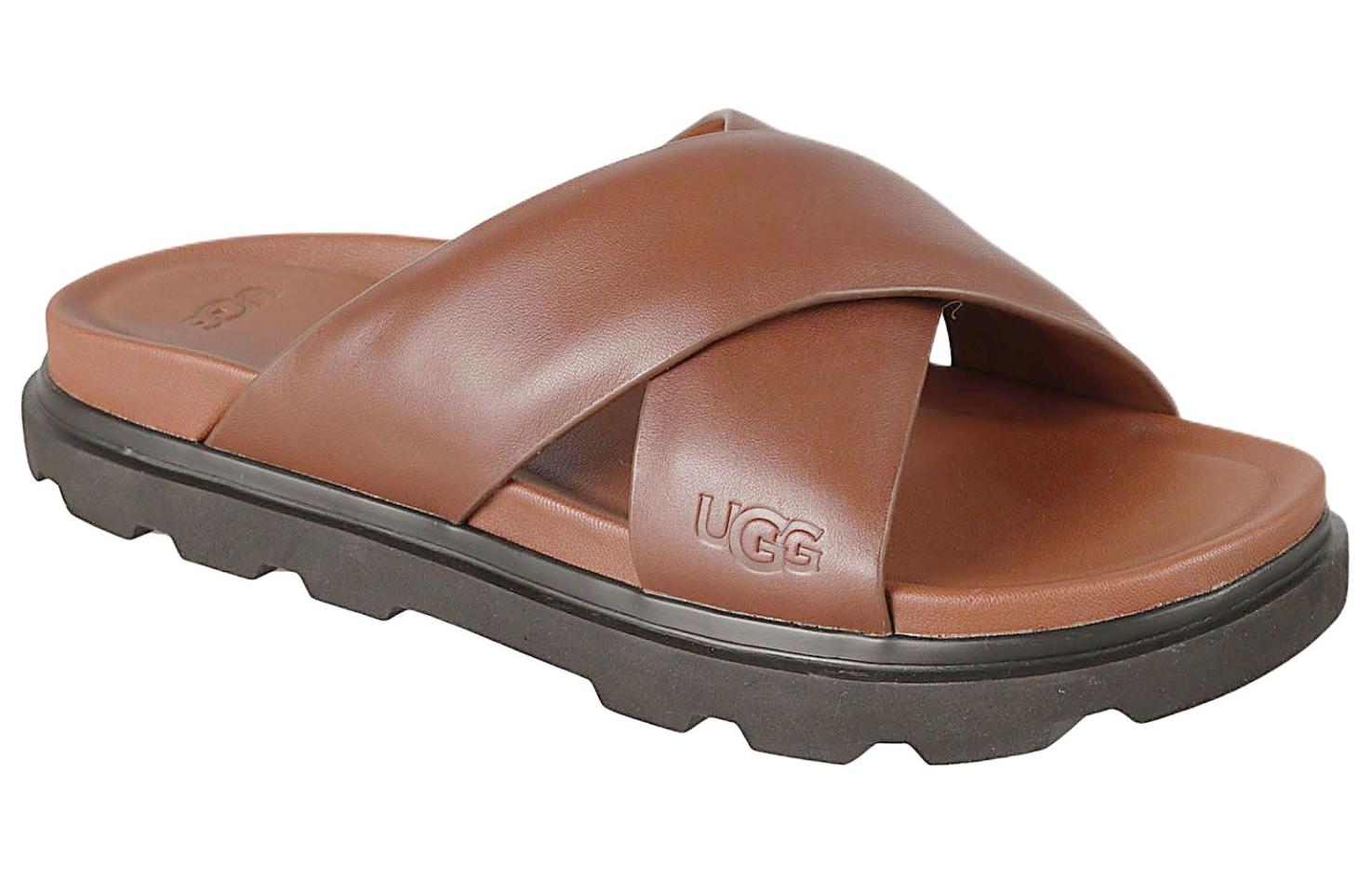 UGG Capitola Cross Slide Sandal 'Cognac' 1153076-COG