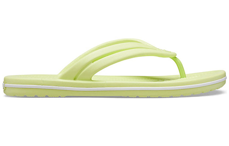 (WMNS) Crocs Crocband Flip 'Light Green' 206100-3U4
