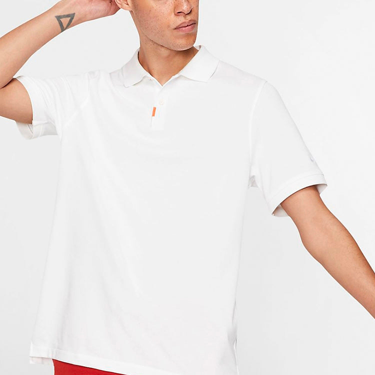 Nike Slim Fit lapel Short Sleeve polo White BV0481-100