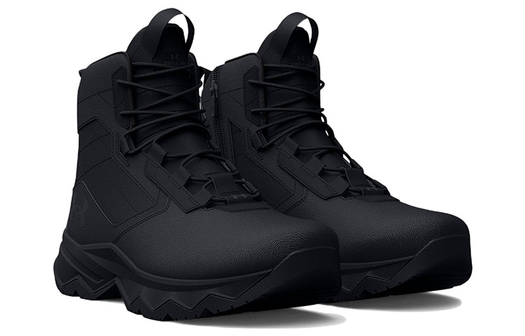Under Armour Stellar G2 6-Inch Side Zip 'Black Pitch Grey' 3025579-001