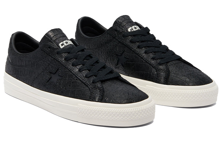 Converse One Star Pro Low 'Croc Emboss - Black' 170706C