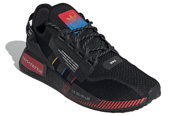 adidas originals Nmd_R1.V2 Black/Red/Multi-color FY1452