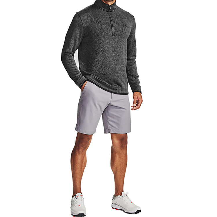 Men's Under Armour 1/2 Zipper Pullover Sports Jacket Black 1359971-002