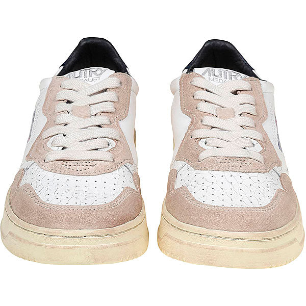 (WMNS) AUTRY Medalist Low Leather and Suede 'White Beige' AULW-WC08