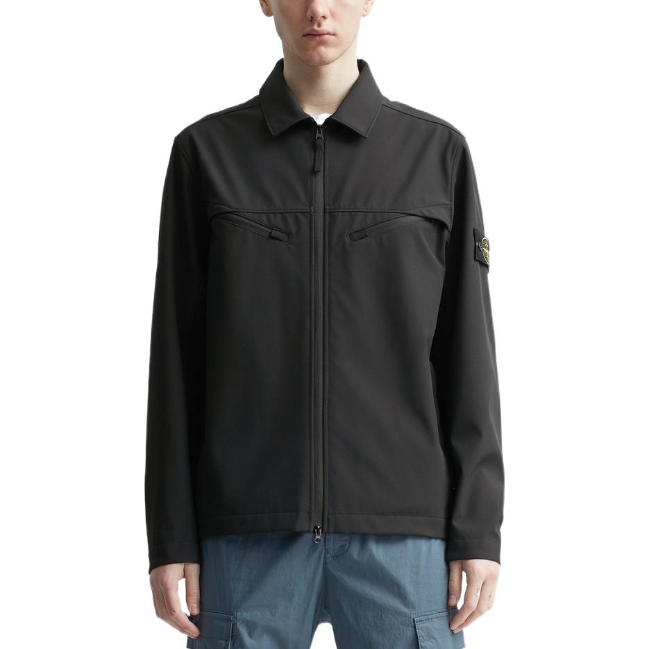 STONE ISLAND Light Soft Shell-R Jacket 'Black' 781541027-V0029