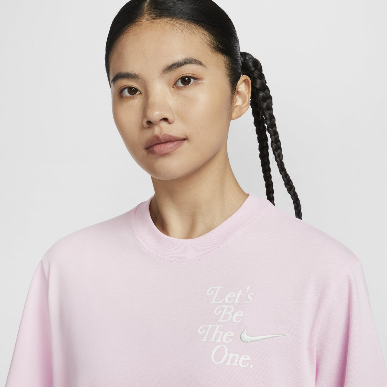 (WMNS) Nike Sportswear Boxy T-Shirt Asia Sizing 'Pink' HM4581-663