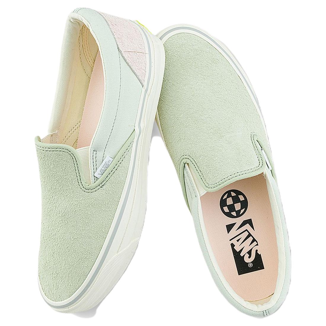 Vans slip-on Skateboarding Shoes 'Light Green' VN000CTCBGK
