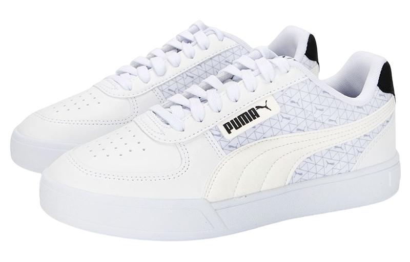 PUMA Caven Logo Power 'White Grey Black' 389330-01