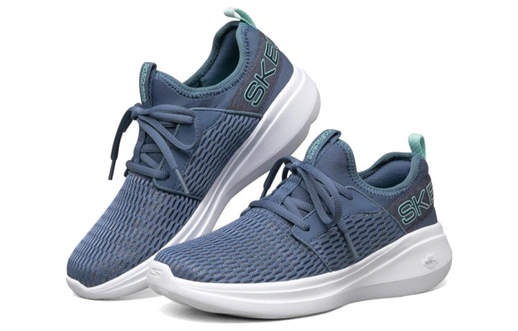 (WMNS) Skechers Go Run Fast Blue/White 128012-BLTQ