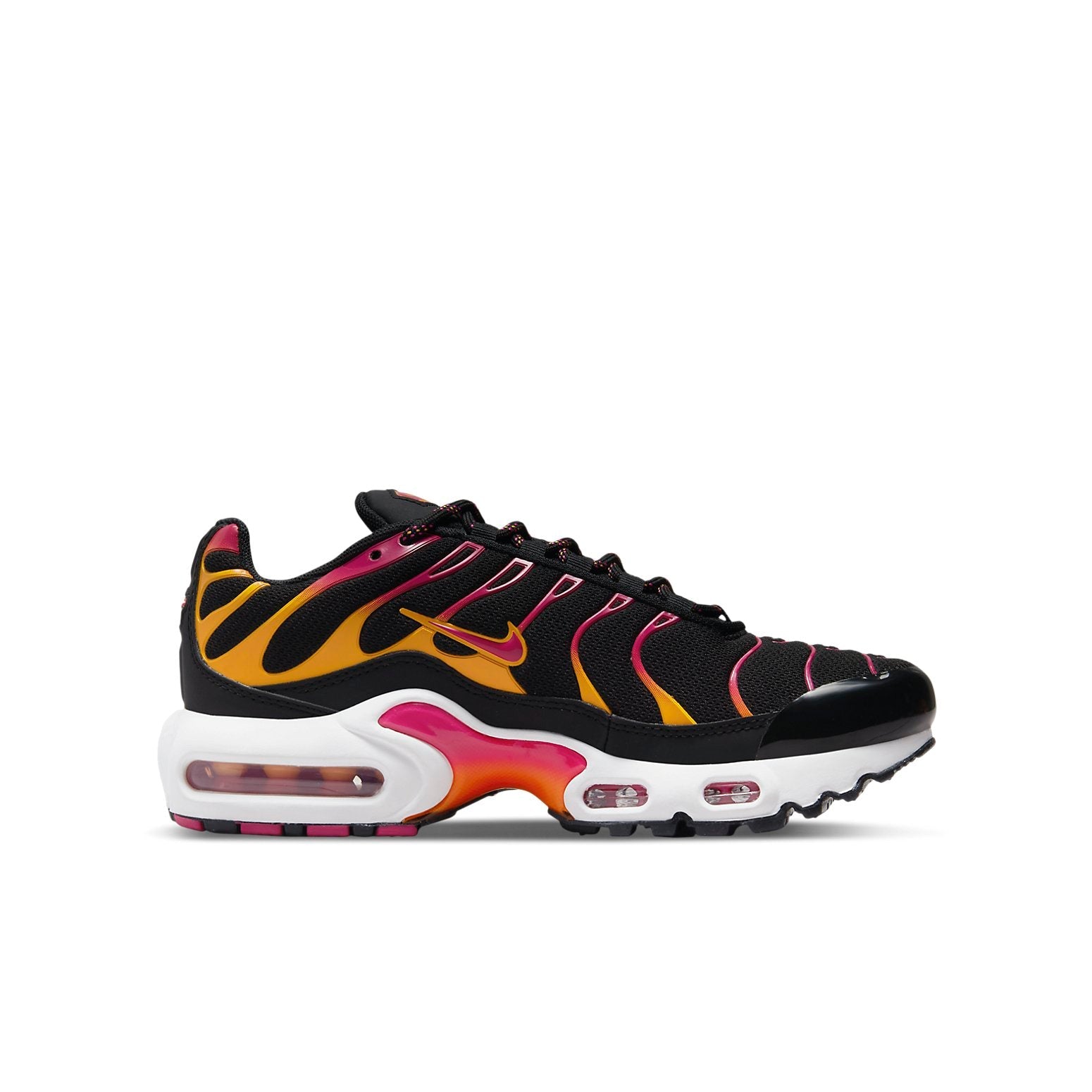 (GS) Nike Air Max Plus 'Black Active Pink' DX9264-001