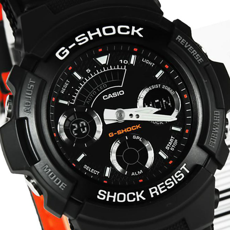CASIO G-Shock Analog-Digital 'Black' AW-591MS-1A