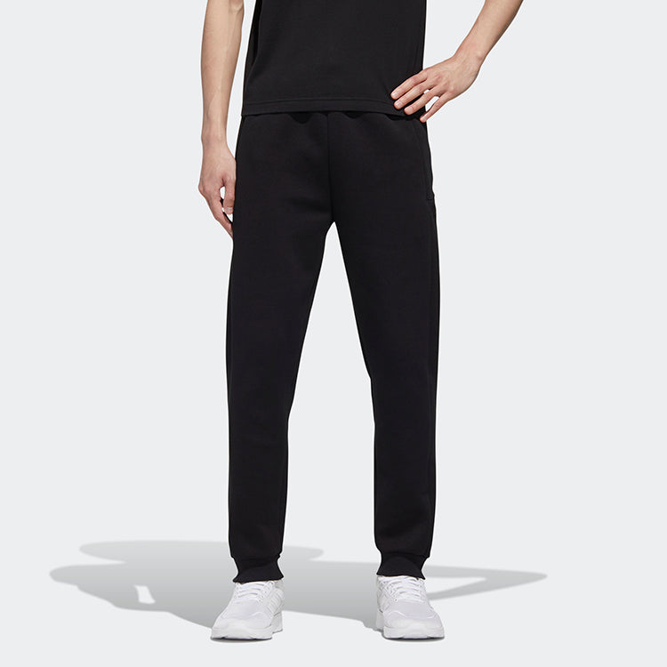 adidas neo M Idnty Cnt Tp Running Athletics Knit Sports Pants Black GJ8748