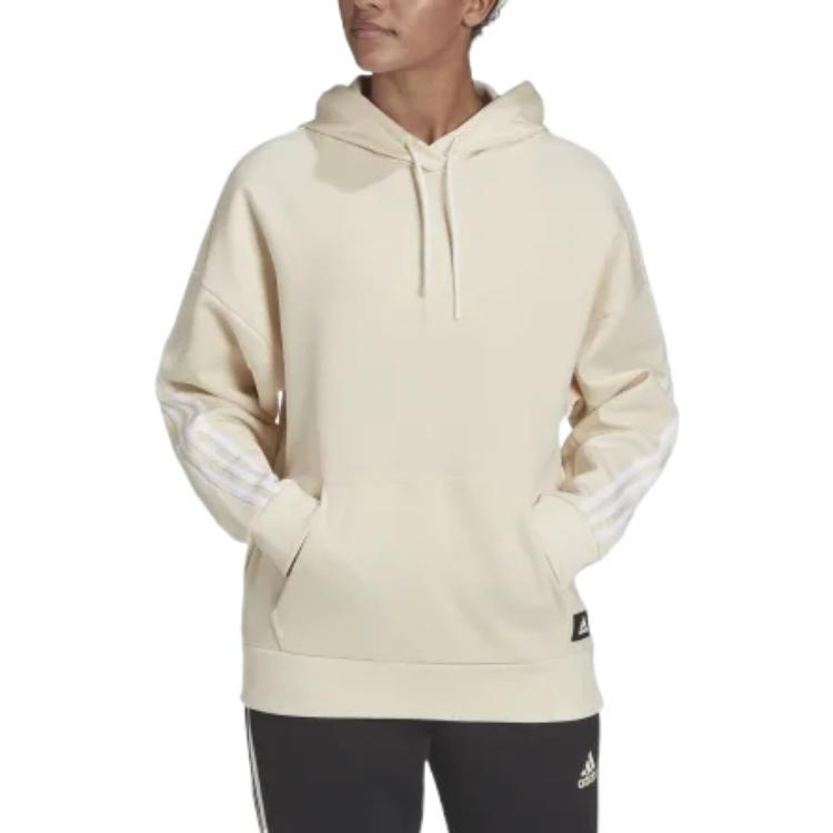 (WMNS) adidas Future Icon 3-Stripes Hoodies 'White' HC1636
