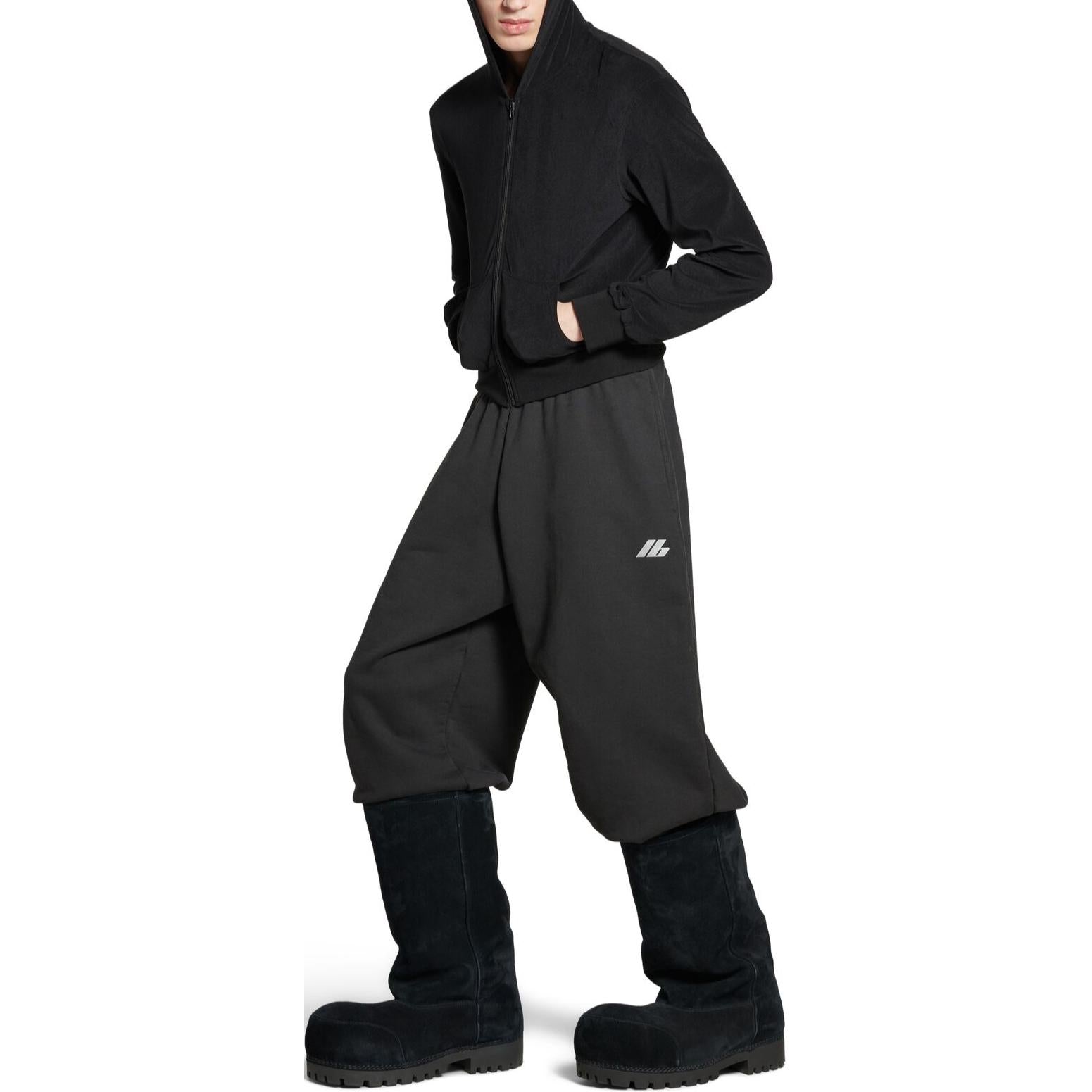 Balenciaga Activewear Baggy Sweatpants 'Black' 787357TQVT81083