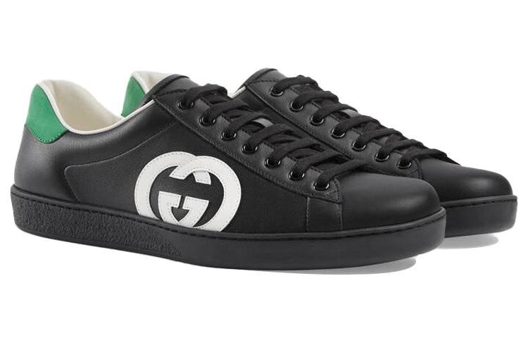 Gucci Ace 'Interlocking G - Black White' 625783-1XG70-1103