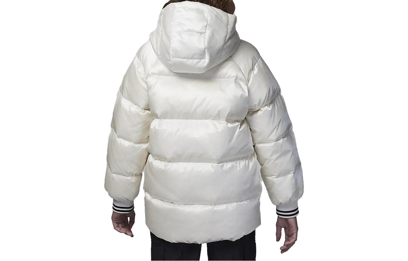 (GS) Air Jordan Jumpman Logo Puffer Jacket 'White' FV2746-133