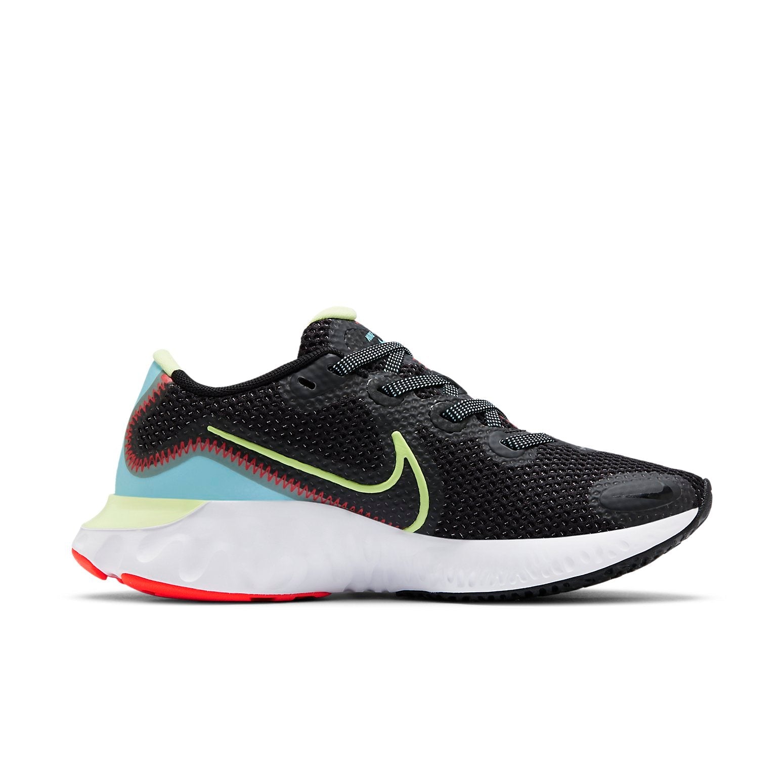 (WMNS) Nike Renew Run 'Black Volt Glacier Ice' CK6360-009