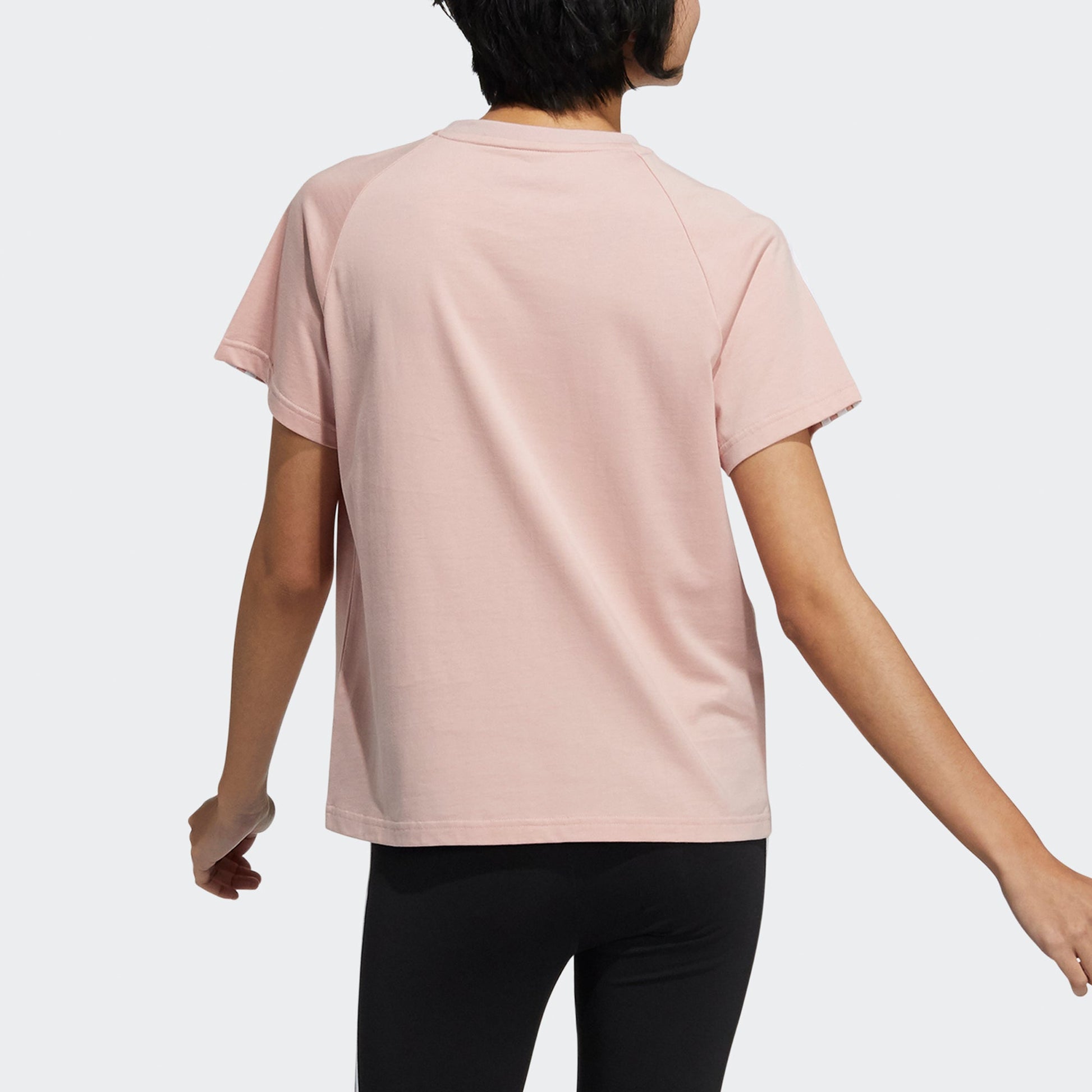 (WMNS) adidas neo Esntl3s Tee Casual Sports Breathable Short Sleeve Pink Red H65455