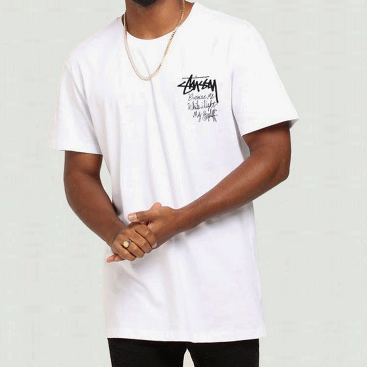 Stussy SS20 Printing Short Sleeve Unisex White 1903058T-014