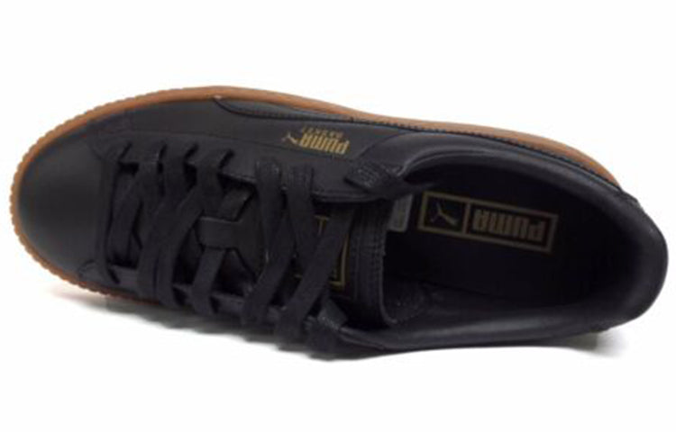 (WMNS) PUMA Basket Platform Core 'Black Gum' 364040-02