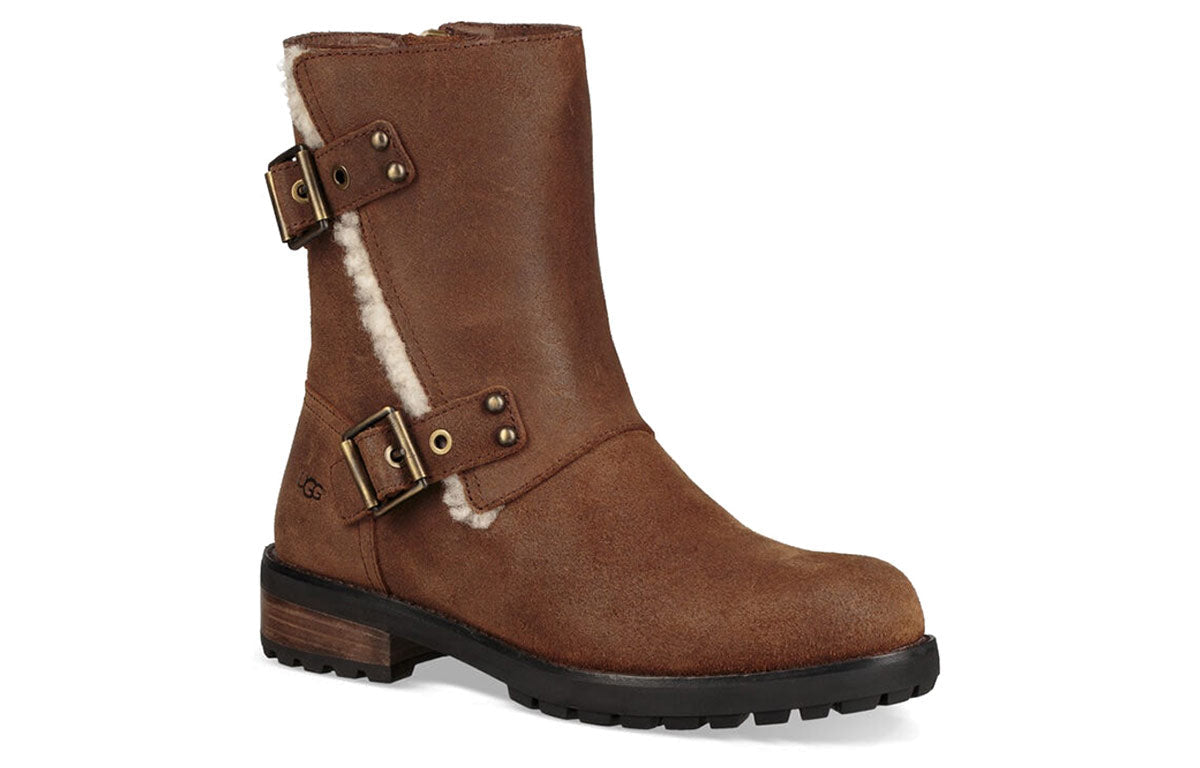 (WMNS) UGG Niels II Fleece Lined Snow Boots Brown 1095130-CPM