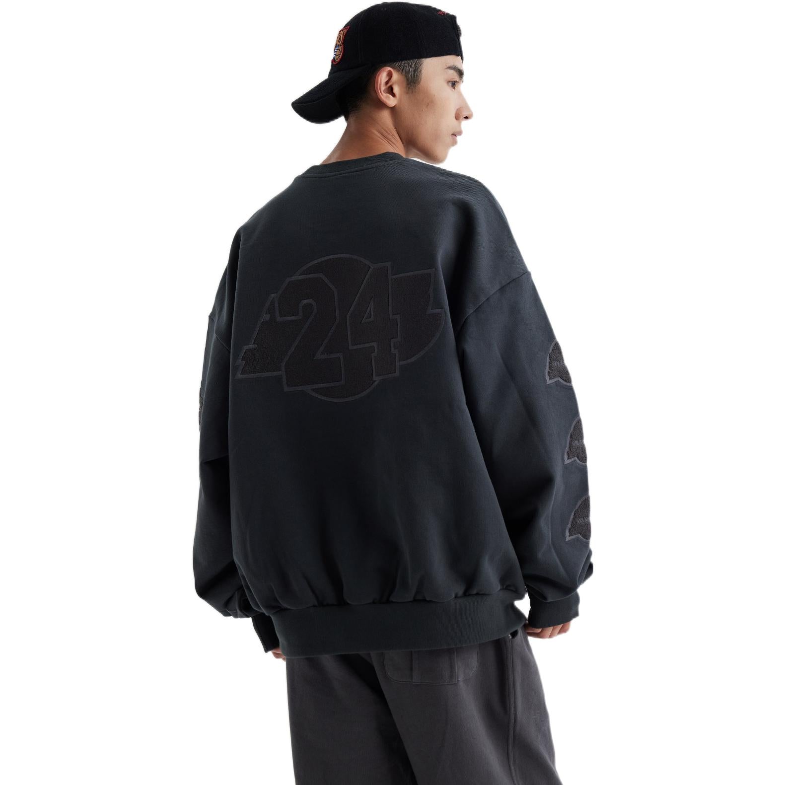Mitchell & Ness x NBA Los Angels Lakers 24 Sweatshirt 'Dark Grey' MNJYFWF22002-CARBON-GARY