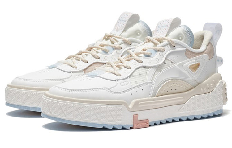 (WMNS) Li-Ning No.258 Skateboarding 'White Beige' AGCS076-2