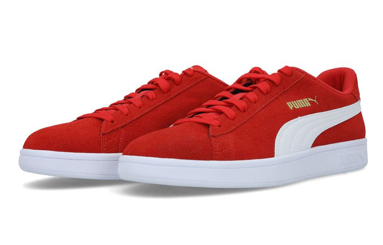 PUMA Smash V2 Leisure Board Shoes Red/White 364989-22
