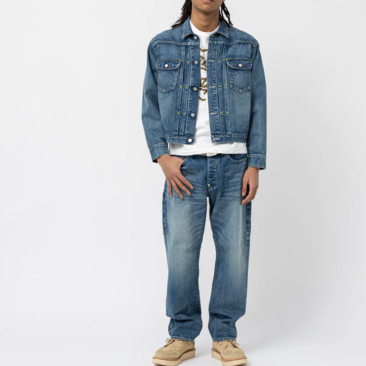 HUMAN MADE Denim Work Jacket 'Indigo' HM25JK022