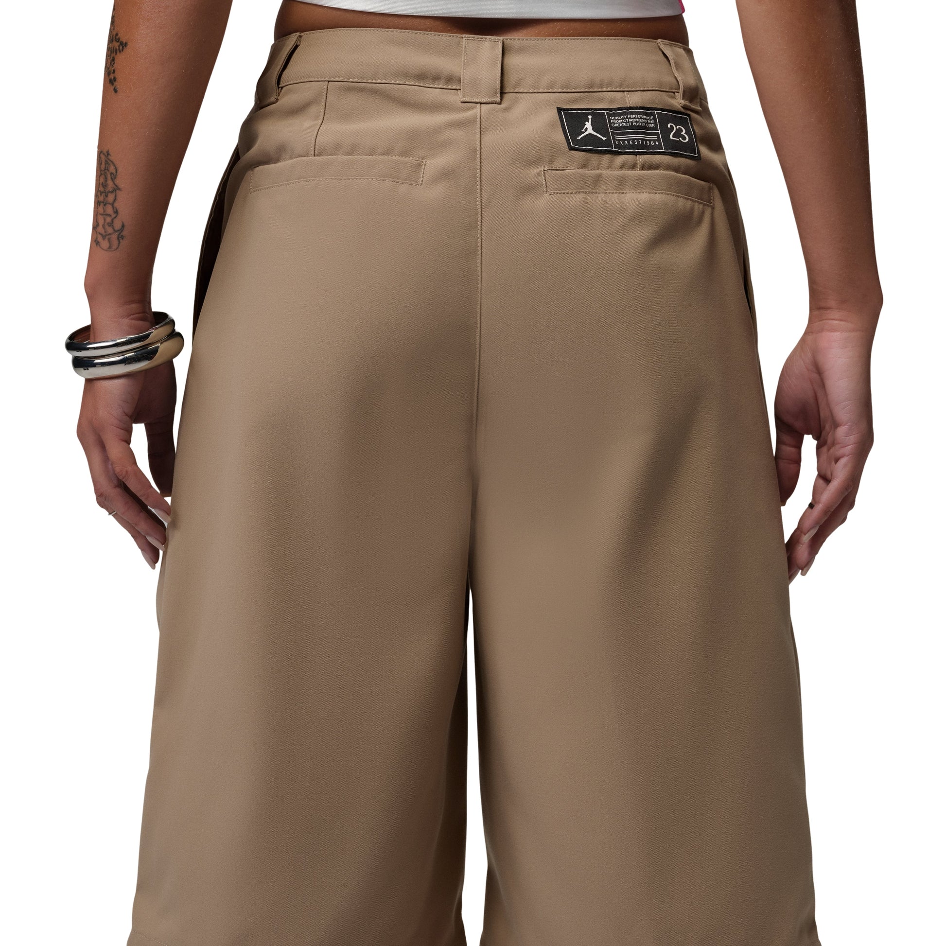 (WMNS) Jordan FLT Big Chino Shorts 'Khaki' IH0657-247