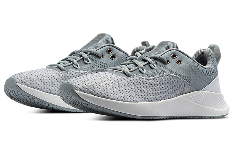 (WMNS) Under Armour Charged Breathe TR 3 Sports Shoes Gray 3023705-101