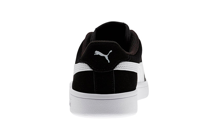 PUMA Smash V2 Suede Jr White/Black 365176-01