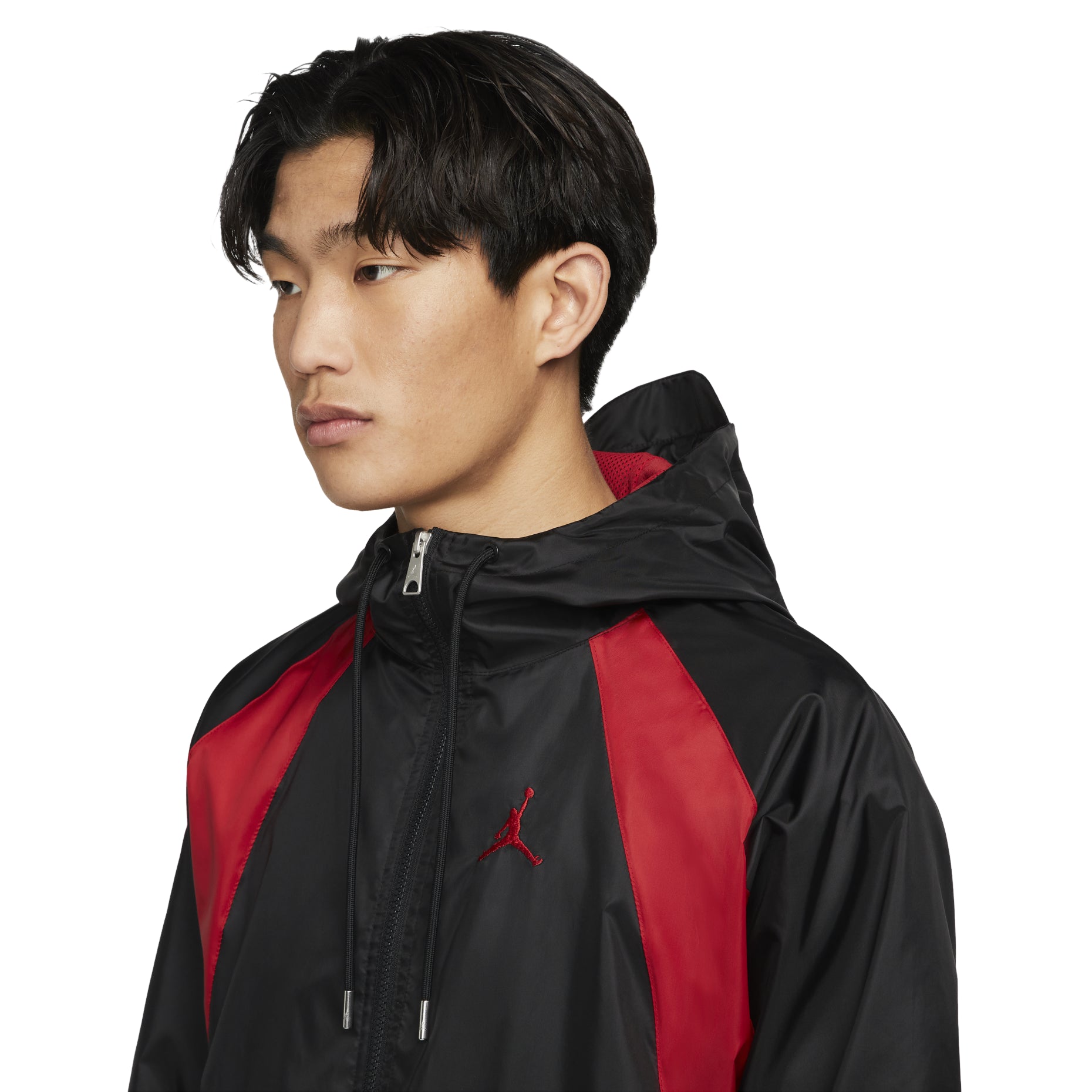 Air Jordan SS22 Woven Sports Hooded Jacket Black DJ9829-010