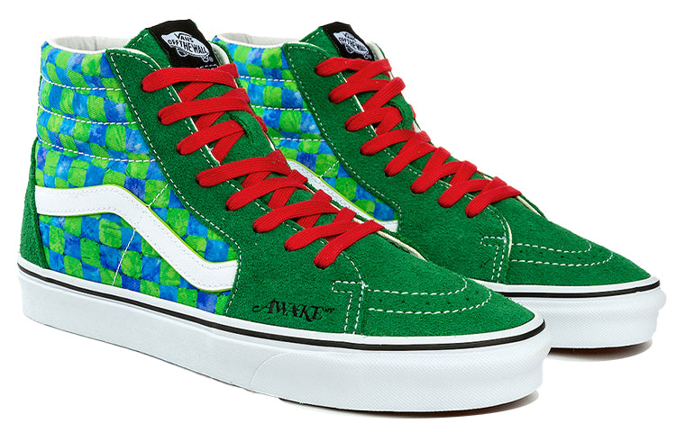 Vans Awake NY x SK8-HI 'Green Checkerboard' VN0A5HXV7BS