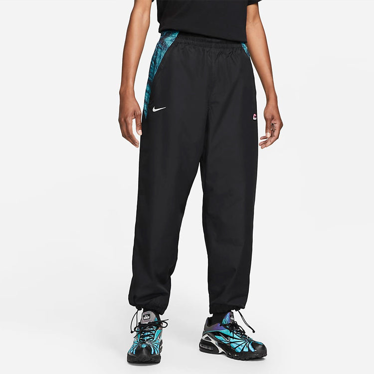 Nike x Skepta Crossover Printing waterproof Sports Pants US Edition Black CU9762-010