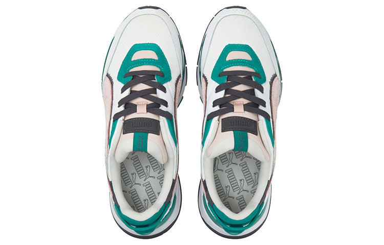 (WMNS) PUMA Mirage Sport Pop Running Shoes White/Green 382747-02
