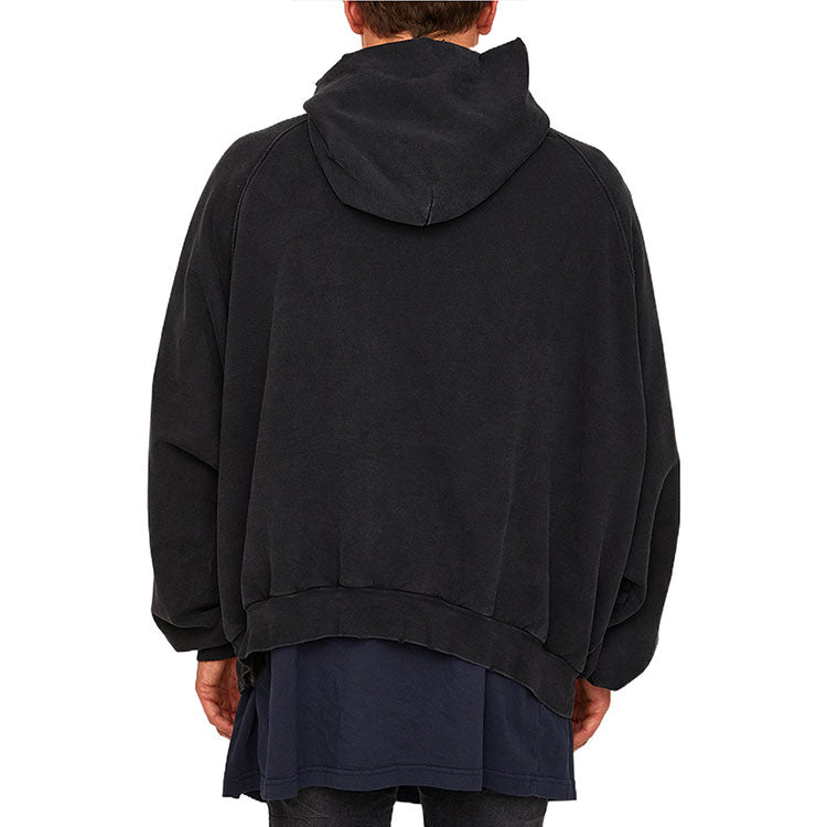 Balenciaga BB Be Different Popover Hoodie 'Black White' 720406TNVB41070