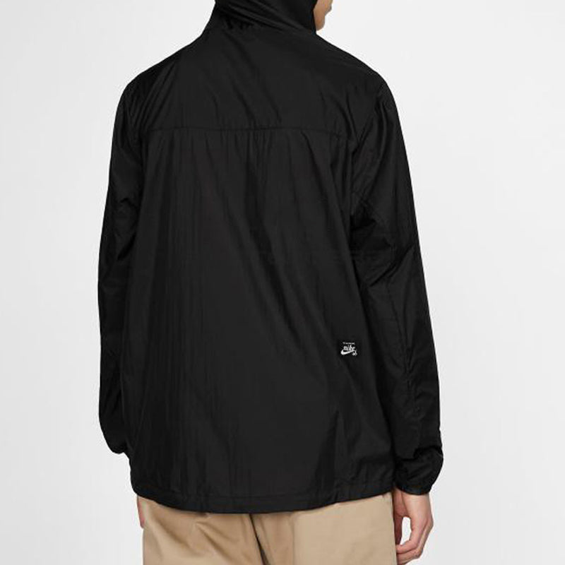 Nike SB Skateboard JKT Jacket Men's Woven Hooded Sports Jacket CT5327-010