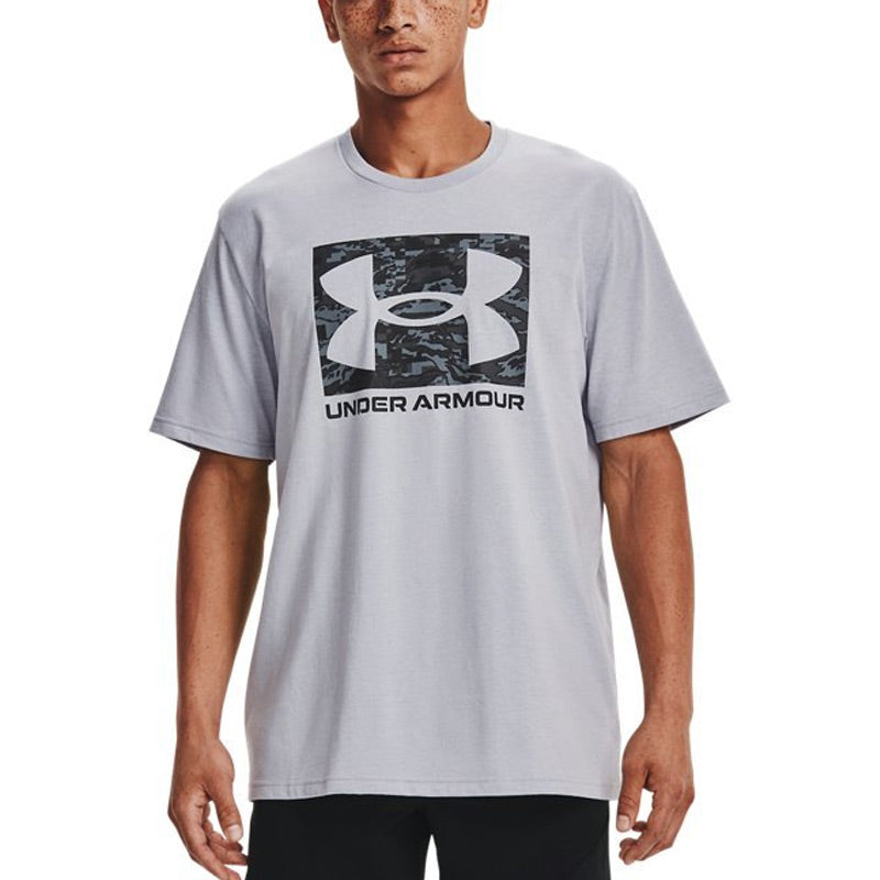 Under Armour ABC Camo Boxed Logo Short Sleeve T-shirt 'Light Grey' 1361673-011