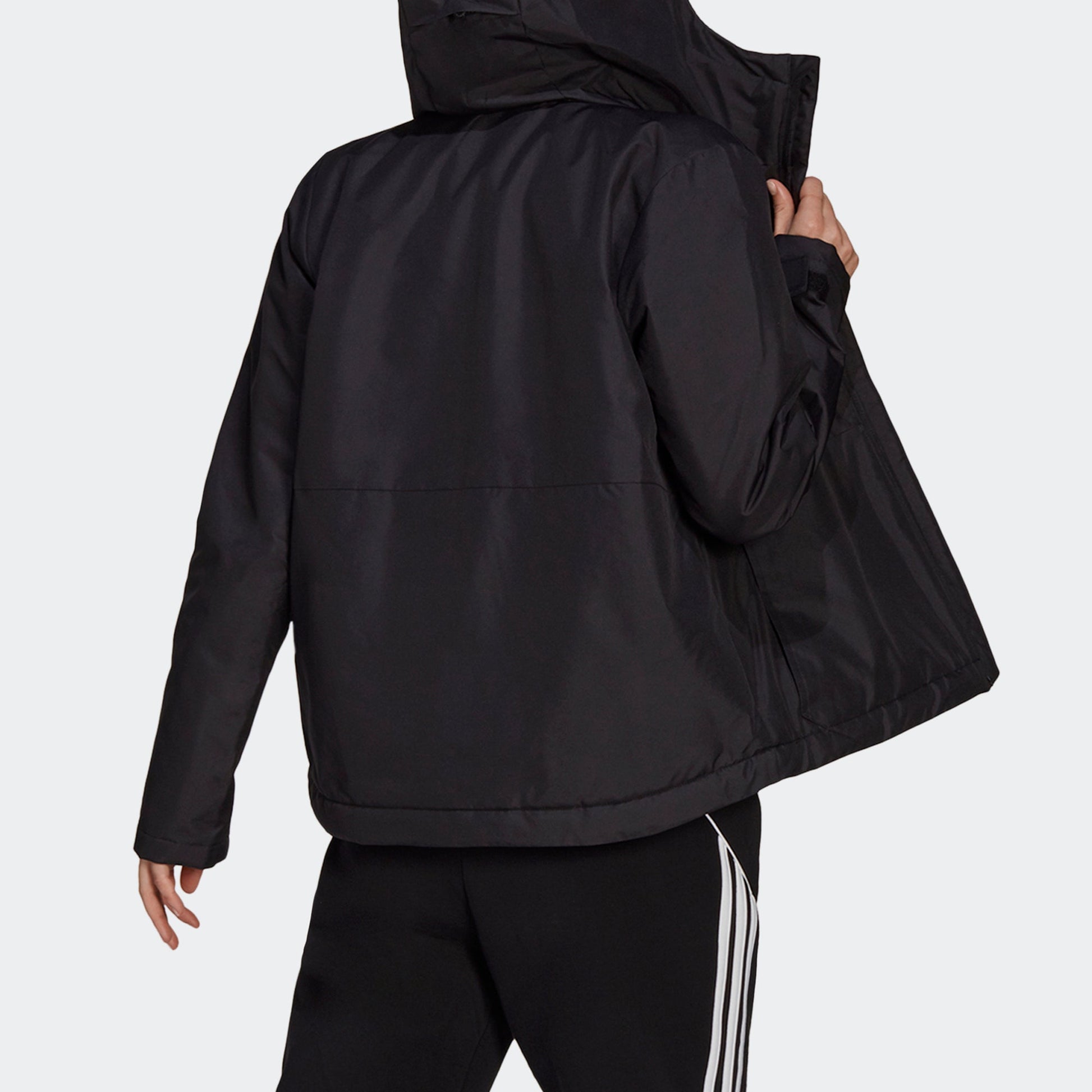 (WMNS) adidas BSC Sturdy Thermal Jacket Asia Sizing 'Black' GN3238